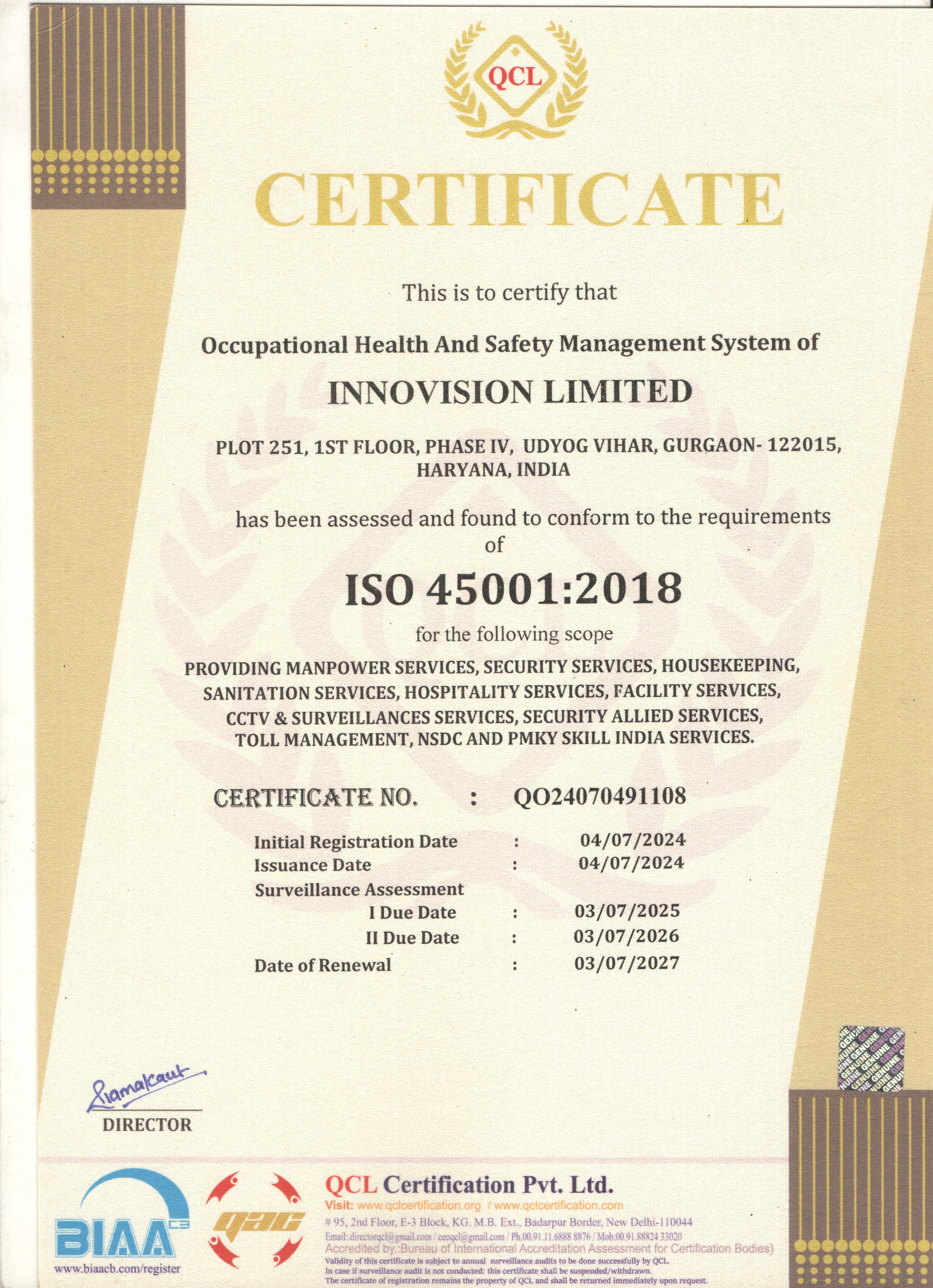 ISO 45001:2018